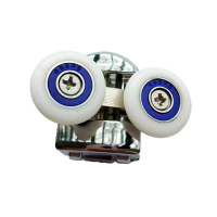 Ролики для душових кабін MIXXUS PREMIUM ROLLERS SCP01-1 подвійні колеса, верхні, 23mm, CHROME (для DIVERSE SC01, SC02, SD01) (MI7161)